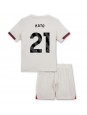 Billige Chelsea Jorrel Hato #21 Bortedraktsett Barn 2025-26 Kortermet (+ Korte bukser)